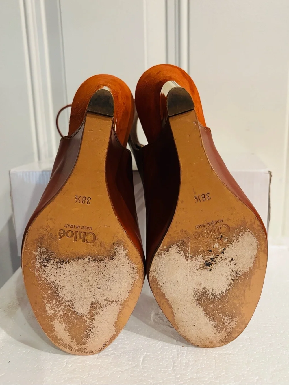 Chloe brown leather